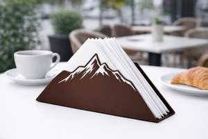 ที่วางผ้าเช็ดปากเหล็กดีไซน์สวย ของตกแต่งโต๊ะอาหารสุดหรู - Product Image 6
