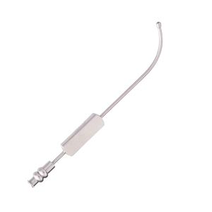 CE ISO certifié 18cm 2.6mm Caronia chirurgical en acier inoxydable Frazier Tube d'aspiration abdominale alimentation manuelle pour les procédures ORL - Product Image 4
