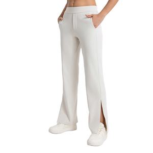 Pantalones de Yoga Acampanados para Mujer, de Pierna Ancha y Cintura Alta con Cordón Ajustable, Estilo Jogger, Ropa Deportiva, Novedad - Product Image 1
