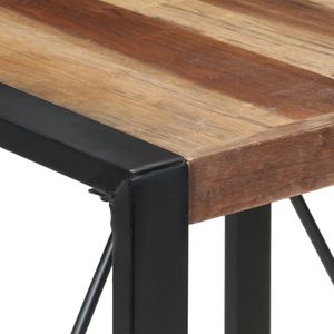 Mesa de Comedor de Madera Maciza de Acacia, Muebles de Madera Natural de Caucho - Product Image 4