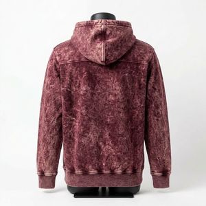 Sudadera con Capucha Vintage con Efecto Ácido, Personalizada, de Gran Gramaje, Estilo Oversize, Ropa Casual de Moda Urbana - Product Image 4