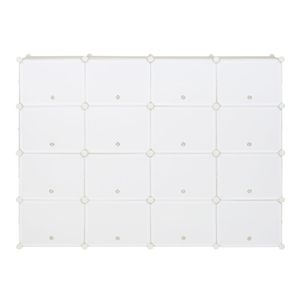 Scarpiera Portatile a 8 Livelli per 64 Paia, Organizzatore a Torre con 32 Scomparti, Armadio Contenitore Espandibile per Tacchi e Stivali, Contenitori Cubici - Product Image 2