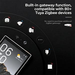 Pantalla de control central para casa inteligente con asistente de voz integrado y panel de automatización doméstica Tuya con puerta de enlace Zigbee - Product Image 5