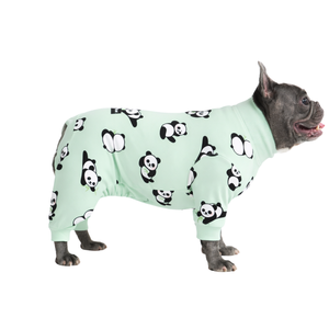 <b>Dog</b> Pajamas Onesie Panda Print Soft Stretch Pet Sleepwear Cozy Breathable All Season Nightwear For Small Medium <b>Dogs</b> Indoor Use - Product Image 3