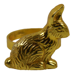 Anillo Porta Servilletas Redondo de Metal Chapado en Oro Brillante, Decoración Elegante para Mesa de Comedor y Centro de Mesa para Bodas - Product Image 2