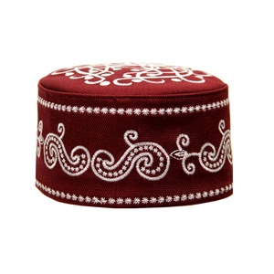 Sombrero Kufi, sombreros musulmanes para hombres, gorra de oración para niños, sombreros islámicos, ropa musulmana, Kufi musulmán hecho en Pakistán - Product Image 1
