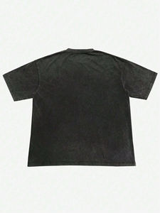 High Quality Men's Oversized <b>Cropped</b> Boxy <b>Fit</b> <b>T</b> <b>Shirt</b> 300 GSM Heavyweight Best Selling <b>T</b> <b>Shirts</b> Custom Logo Boxy <b>Fit</b> <b>T</b> <b>Shirts</b> - Product Image 6