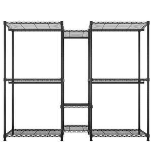 Appendiabiti Portatile in Metallo Resistente con Cassetto in Tessuto per Armadi Domestici - Product Image 6