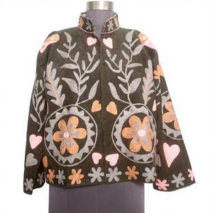 Veste vintage pour femmes, brodée, style cotrise, veste d'hiver/d'automne, vêtements traditionnels pour femmes - Product Image 1