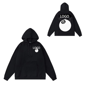 Sudadera con Capucha Unisex Blanca, Felpa, con Logotipo Estampado en la Parte Delantera, Estilo Casual, Transpirable, para Invierno - Product Image 3