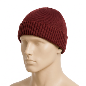 Bonnet en tricot côtelé épais pour la vente en gros aux détaillants de mode, couvre-chefs tricotés sur mesure et fourniture en vrac de marques pour les acheteurs en gros - Product Image 3