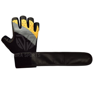 Wholesale Cheap Custom made Gym Fitness Finger less <b>Weight</b> Lifting <b>Gloves</b> Training Power Lifting Weighted Workout Sports <b>Glove</b> - Product Image 2