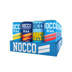 Bebida Energética NOCCO BCAA Todos los Sabores - Latas de 12oz (Paquete de 12) 180mg de Cafeína, Sin Azúcar - Product Image 1