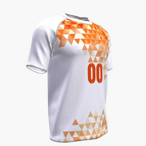 Design Your Own V-Neck <b>Polyester</b> <b>T</b>-<b>Shirts</b> Wholesale Sublimation Soccer Jerseys For Men Quick Dry Football Uniform For Clubs - Product Image 5