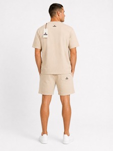 <b>Men</b> <b>Summer</b> Sports Set Short Sleeve T <b>Shirt</b> and Shorts Comfortable Two Piece Activewear Outfit with Oem Service - Product Image 4
