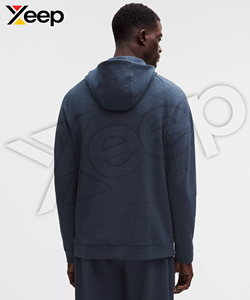 เสื้อฮู้ดดี้ลำลองแบบกำหนดเองสำหรับฤดูหนาว รุ่น XC-MH-16 ผ้าฝ้ายผสมโพลีเอสเตอร์สำหรับผู้ชาย มีกระเป๋าด้านหน้า พิมพ์ลายด้วยเทคนิค Heat-Transfer ระบายอากาศได้ดี - Product Image 2