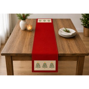 Premium 100% Cotton Embroidered <b>Table</b> <b>Runner</b> For Dining <b>Table</b> Decoration Customized Size OEM Manufacturer in India - Product Image 5