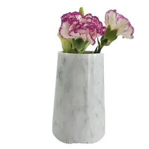 Современный дизайн мраморная Маленькая ваза для цветов простой и классический дизайн домашний декор центральный Декор Настольный Декор креативный ручной работы