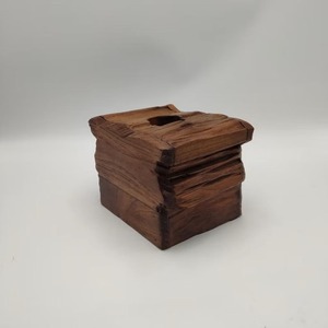 Porte-mouchoirs en bois de qualité supérieure, boîte à papier décorative élégante, idéale pour la table basse, la coiffeuse et l'aménagement de l'espace de travail, provenant d'Inde - Product Image 6