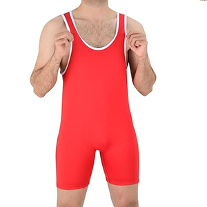 <b>Mens</b> Lightweight <b>Wrestling</b> <b>Singlet</b> Quick Dry Moisture Wicking Sleeveless Competition Sports Uniform <b>Wrestling</b> <b>Singlet</b> Tournament - Product Image 6