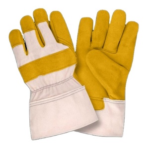 Gants de travail en cuir de vachette pleine fleur canadien de qualité supérieure, résistants, confortables, réfléchissants, vêtements de sécurité anti-abrasion - Product Image 6