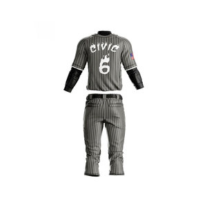 Uniforme de baseball de haute qualité à prix abordable, faible MOQ, respirant, personnalisable avec étiquette privée pour les vêtements de sport - Product Image 2