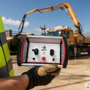 Control Remoto Inalámbrico Industrial NOMI FLM-004 con Botón de Parada de Emergencia para Operación de Grúas - Product Image 2