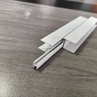 Profil de bride dissimulée en PVC, laiton et acier inoxydable à haute étanchéité à l'air pour systèmes de conduits CVC – Solution d'économie d'énergie