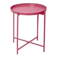 Table basse en métal durable, best-seller, avec base unique, décorative et portable, pour salons élégants et maisons modernes