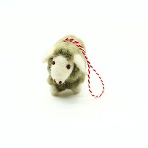 Christmas Sheep Felt Tree Ornament Handmade Hanging Decoration Desktop Holiday Prop DIY <b>Craft</b> Accessory - Product Image 2