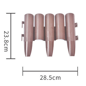 รั้วพลาสติกสำหรับสนามหญ้า ทนทาน ใช้ตกแต่งขอบสวน ขอบต้นไม้ และจัดสวน - Product Image 5