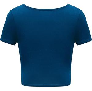 Top corto transpirable para mujer, totalmente personalizado, nueva moda, gran venta, calidad premium, a un precio razonable. - Product Image 4