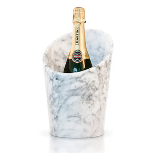 Seau à glace en résine pour champagne avec poignée design, pour restaurants et hôtels – Refroidisseurs à vin et bacs à boissons en métal durables - Product Image 2