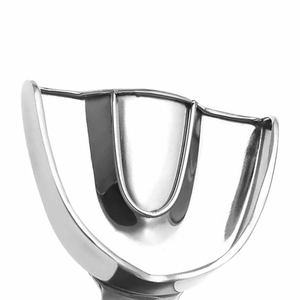 Lot de plateaux d'empreinte dentaire professionnels en acier inoxydable de haute qualité, sur mesure, pour empreintes dentaires - Product Image 6