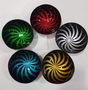 ชามกะลามะพร้าวทำด้วยมือเป็นมิตรกับสิ่งแวดล้อมจานเสิร์ฟอาหารเคลือบธรรมชาติตกแต่งมินิมอลสำหรับการตั้งแคมป์สูง - Product Image 5