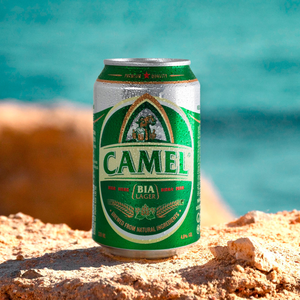 Bière légère CAMEL du Vietnam 4,5% d'alcool 330ml 24 canettes Pasteurisée Fournisseur en gros OEM Exportation de boissons Haute Qualité - Product Image 1