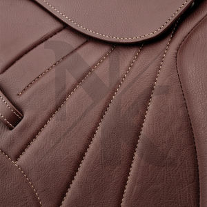 Silla de montar inglesa de cuero de vaca resistente de alta calidad con armazón de madera para exhibiciones y carreras de caballos, productos de la India. - Product Image 6