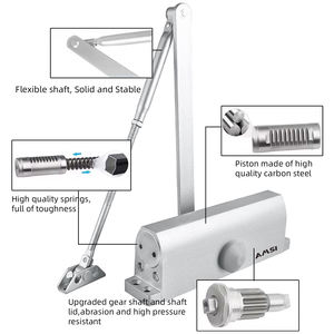 Ferme-<span class=keywords><strong>porte</strong></span> <span class=keywords><strong>automatique</strong></span> noir 90 °   Ferme-<span class=keywords><strong>porte</strong></span> <span class=keywords><strong>automatique</strong></span> robuste CE pour villa - Product Image 3