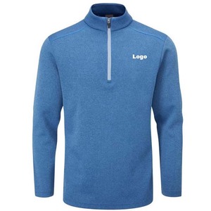 Nuevo Diseño, Sudadera Casual de Invierno para Hombre, Cierre de Cremallera de 1/4, Cuello Alto, Corte Regular, 100% Algodón, Precio al por Mayor Bajo - Product Image 2
