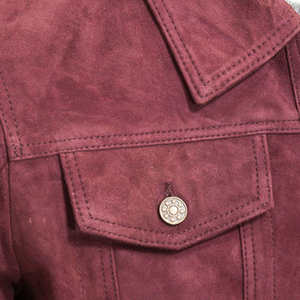 Veste d'hiver en cuir pour homme sur mesure / Veste en cuir pour homme au design unique avec manches classiques et tissu épais - Product Image 4