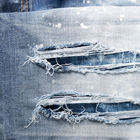 Jeans de Mezclilla Cruda para Hombre, Corte Recto, Color Índigo Oscuro, Jeans de Mezclilla Cruda Azul Oscuro Premium para Hombre - Product Image 4