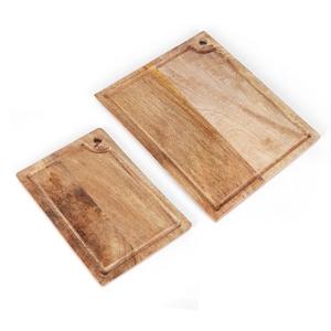 Planche à découper en bois d'acacia, style ronde, épaisse, durable, sûre pour les couteaux, idéale pour couper, servir et décorer la cuisine de manière rustique - Product Image 5
