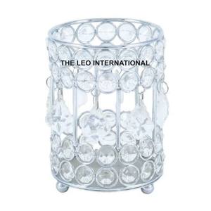 Centro de Mesa Decorativo Popular para Bodas y Fiestas, Portavelas de Cristal con Cuentas para Velas de Té - Product Image 1