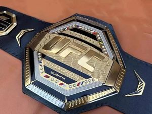 Cinturón de Campeonato UFC Personalizado de Alta Gama, Cinturón de Título de Lucha Libre de Peso Pesado, Cinturón de Campeón de Combate de Aleación de Zinc y Latón, OEM - Product Image 2