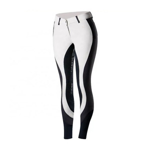 High Waist Full Length Yoga <b>Leggings</b> With Contrast Stitch Textured <b>Pattern</b> Spandex Nylon Four-Way Stretch Pants usa - Product Image 3