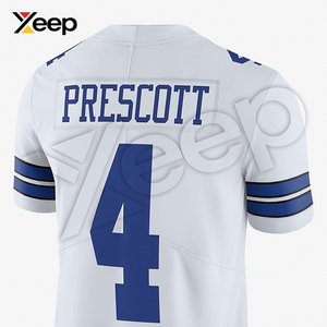 เสื้อฟุตบอลอเมริกัน XEEP รุ่นปรับแต่งได้ XC-AFU-06 สำหรับผู้ชาย น้ำหนักเบา ระบายอากาศได้ดี ผลิตจากโพลีเอสเตอร์ ชุดกีฬาทีมประสิทธิภาพสูง - Product Image 4