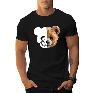 Camiseta de Hombre de Algodón 100% de Secado Rápido, Tejido Sólido Informal de Alta Calidad, Transpirable y Suave, para Venta al Por Mayor, Personalizable con su Propio Logotipo - Product Image 3