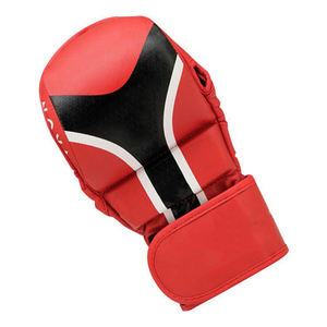 MMA Sparring Gloves Lightweight Adjustable Training Gloves Secure Wrist Closure Comfortable <b>Open</b> Palm Athletic Equipment - Product Image 4