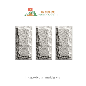 Carreaux de marbre blanc artisanal à surface naturelle, écologiques et durables, pour revêtement mural de salle de bain de luxe et extérieur - Product Image 6