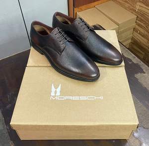 Chaussures Oxford en cuir véritable imprimé pour homme, imperméables, à lacets, pour le bureau, les occasions professionnelles et les mariages, toutes saisons, antidérapantes, légères - Product Image 4